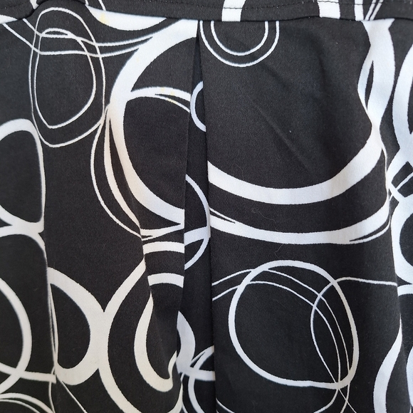 JohnPaul Richard Cropped FullCut Jacket SzL Blk/Wht Print Collar 3/4Sleeves NWOT - Picture 9 of 10